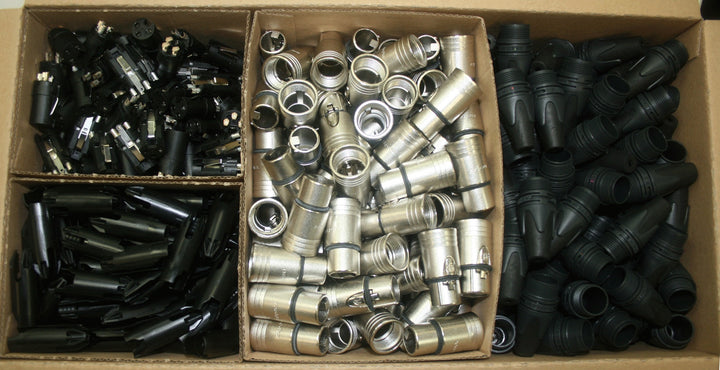 Neutrik NC3FXX-D Bulk 3pin XLR Female Connectors (100-Pack)