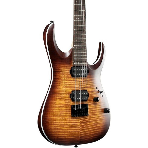 Ibanez RGA42FMDEF RGA Standard 6-String Electric Guitar - Dragon Eye Burst Flat