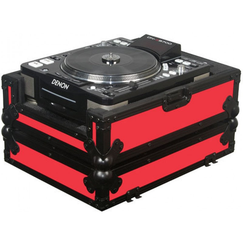 Odyssey FRCDJBKRED Flight Ready CD Player Case (Black and Red)