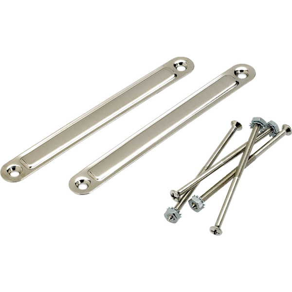 Fender Pure Vintage Large Chassis Straps - Nickel