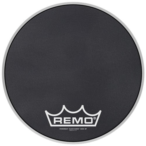 Remo PM-1820-MP - 20''Bass, Powermax, Bk Suede,Mp