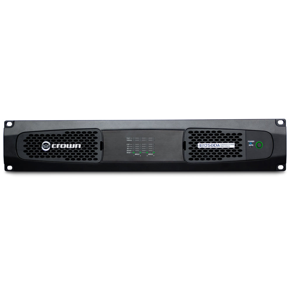 Crown DCi 4|1250DA Four-channel, 1250W @ 2/4/8 ohms Power Amplifier with DANTE, 70V/100V