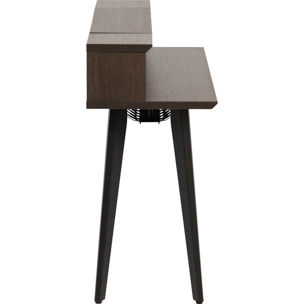 Gator Elite Furniture Series 61-Note Keyboard Table - Dark Walnut