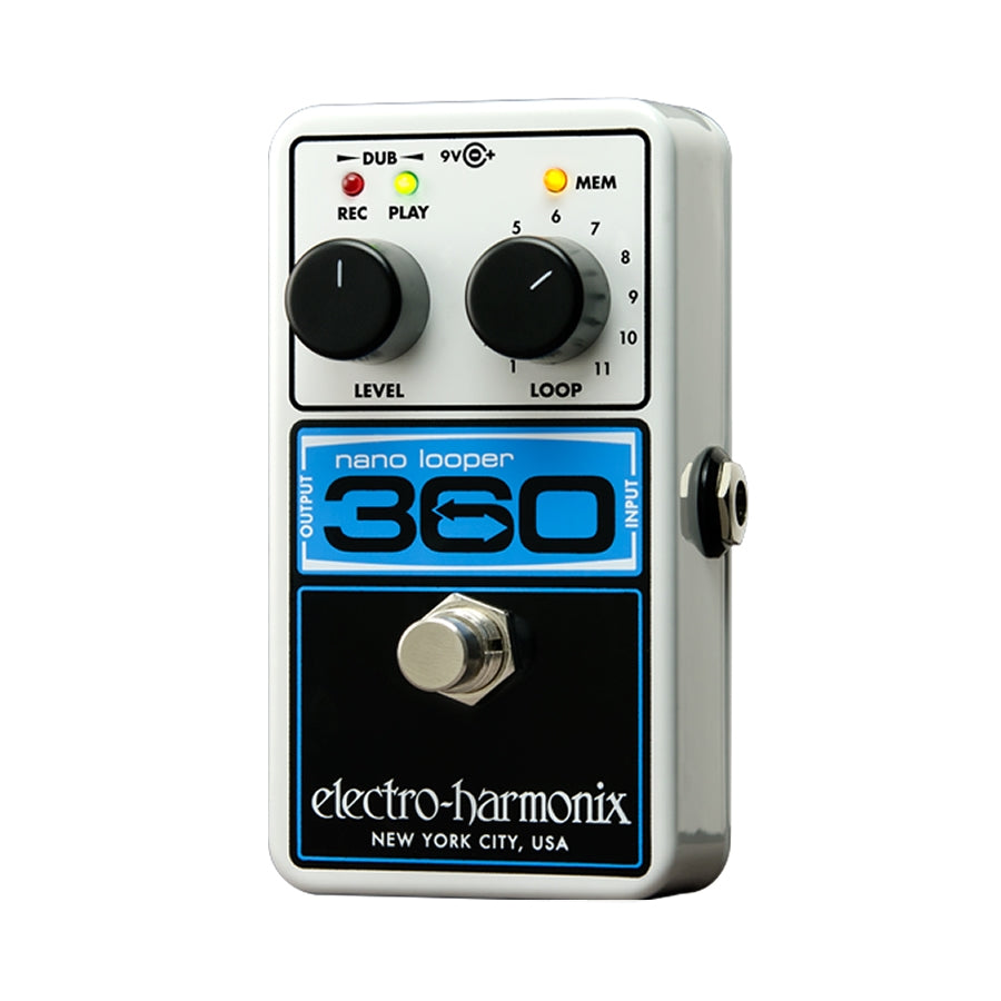 Electro-Harmonix 360 NANO LOOPER Compact Looper, 9.6DC-200 PSU Included