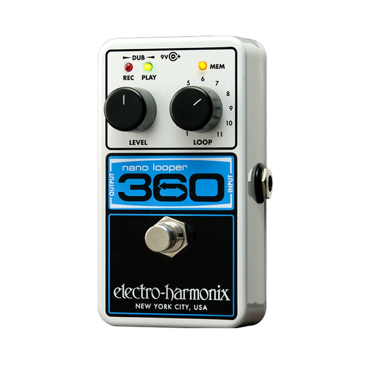Electro-Harmonix 360 NANO LOOPER Compact Looper, 9.6DC-200 PSU Included