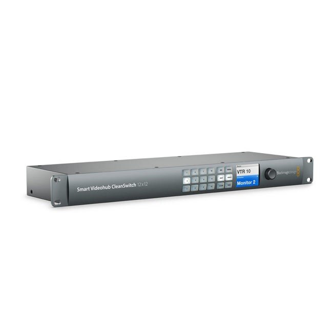 Blackmagic Design Smart Videohub 12 x 12 6G-SDI CleanSwitch with Frame Syncing