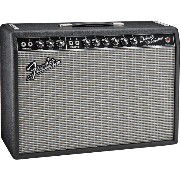 Fender '65 Deluxe Reverb Guitar Combo Amplifier - Black & Silver