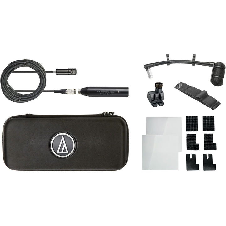 Audio-Technica ATM350 Cardioid Condenser Instrument Microphone 5” Gooseneck w/ Surface Mount