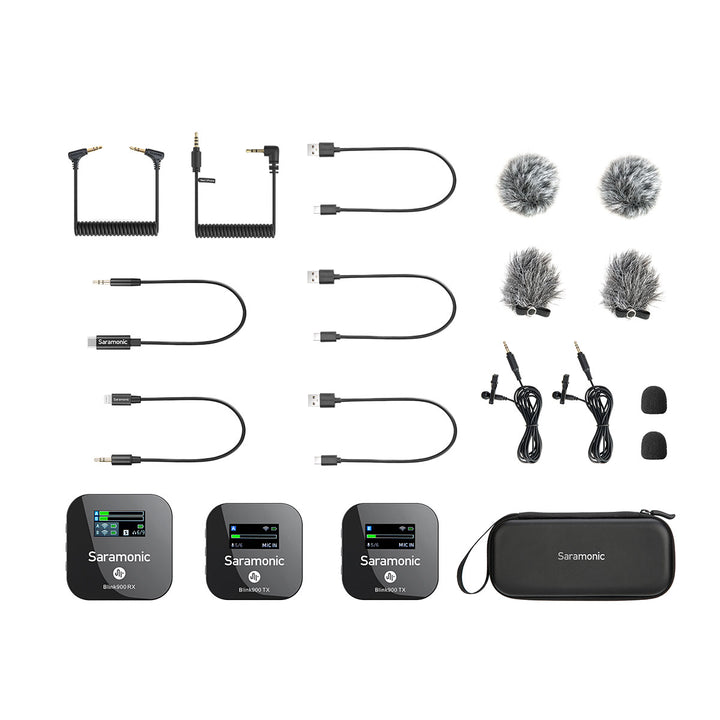 Saramonic Blink900 B2 2.4GHz Dual-Channel Wireless Microphone System