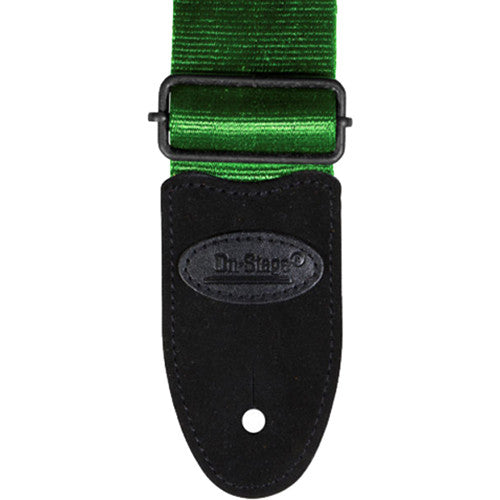 On-Stage GSA20 Seatbelt Guitar Strap - Green