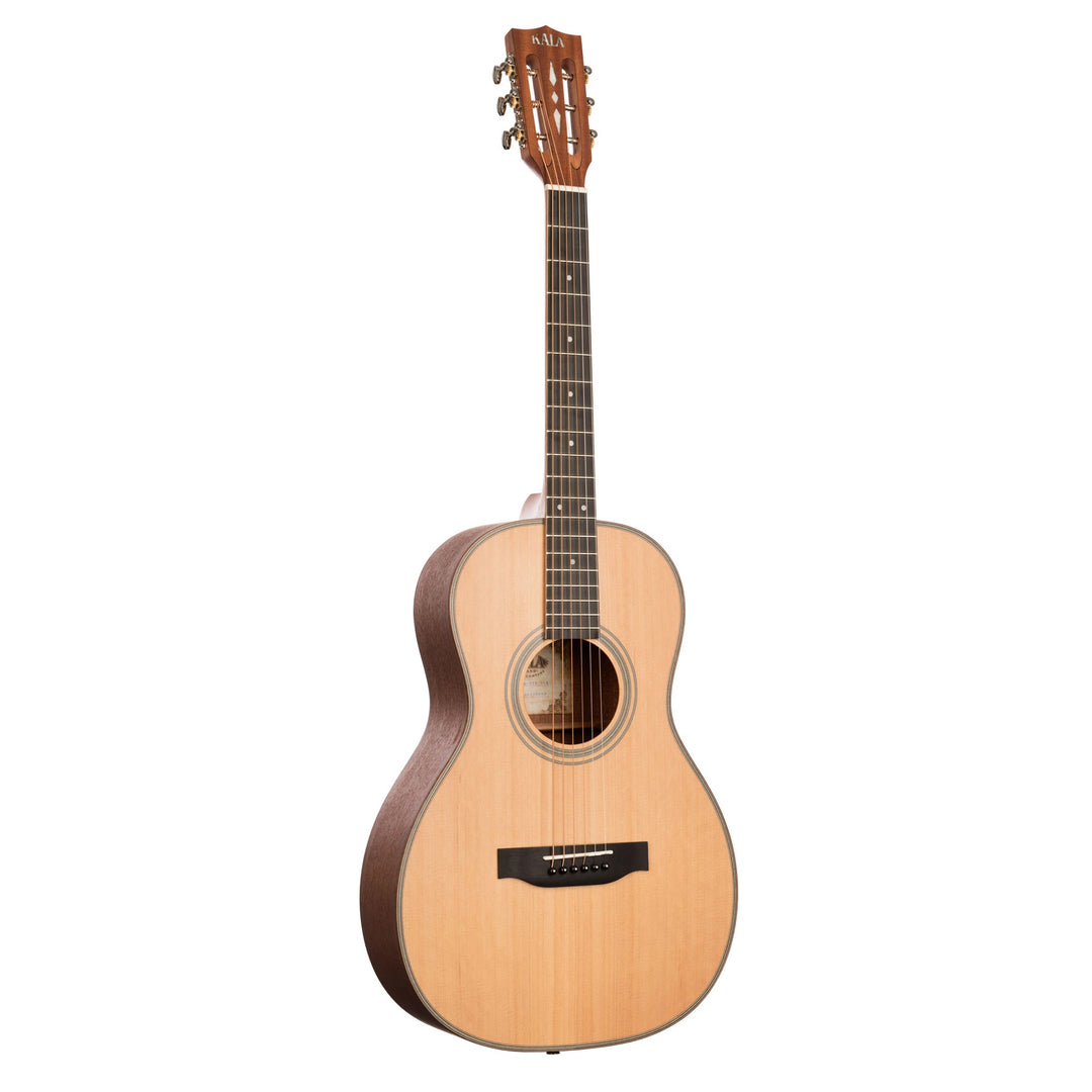 Kala Solid Cedar Top Parlor Guitar w/ Bag