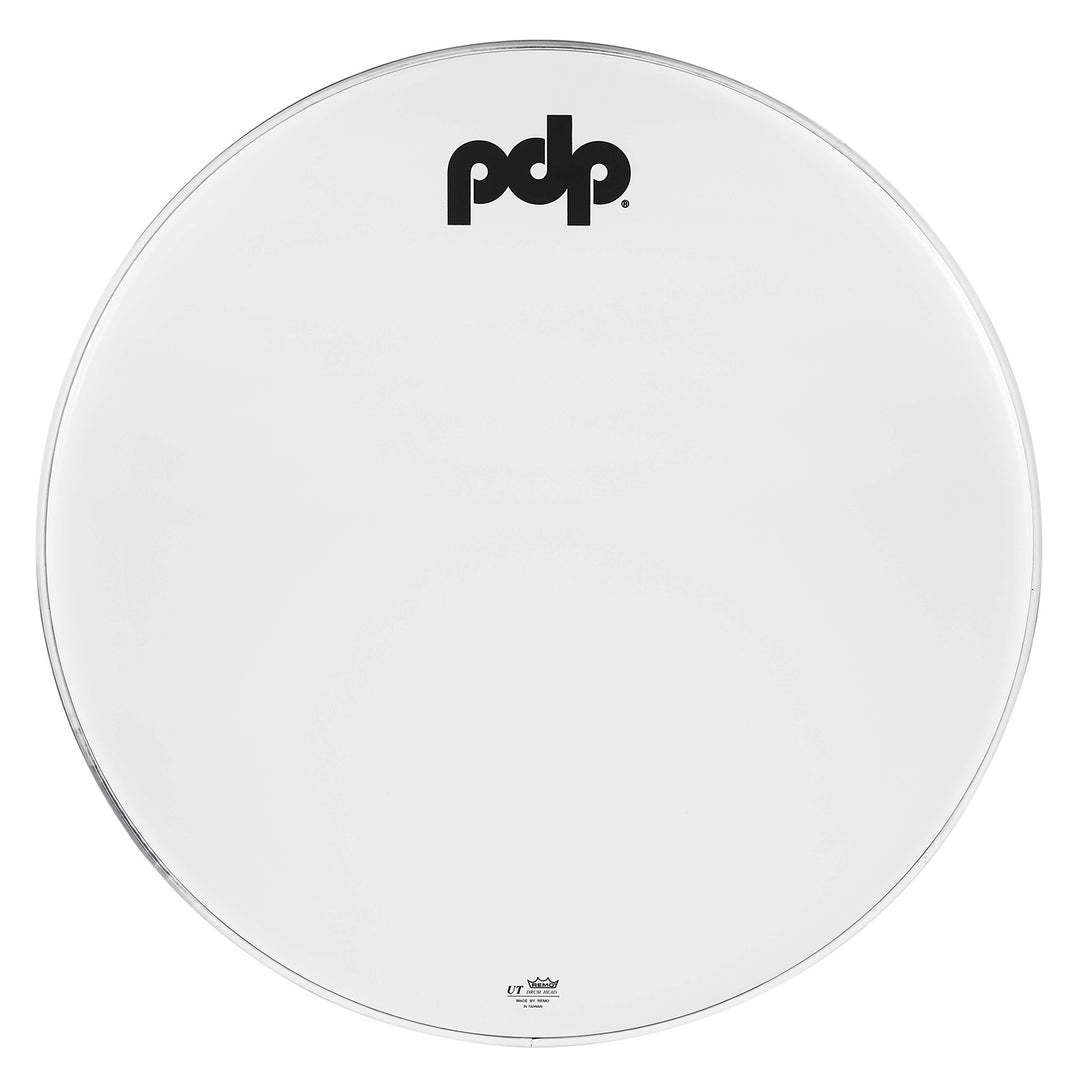PDP PDACDH26WCKR White Coated Kick Resonant Logo Head - 26"