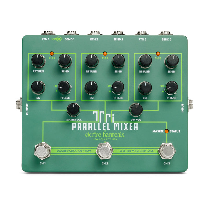 Electro-Harmonix Tri Parallel Mixer Effects Loop Switcher