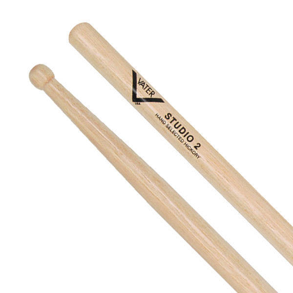 Vater VHS2W -Vater American Hickory Studio 2 Wood Tip Drumsticks