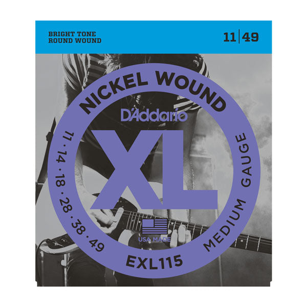 D'Addario EXL115 - SET ELEC GTR XL BLUES/JAZZ