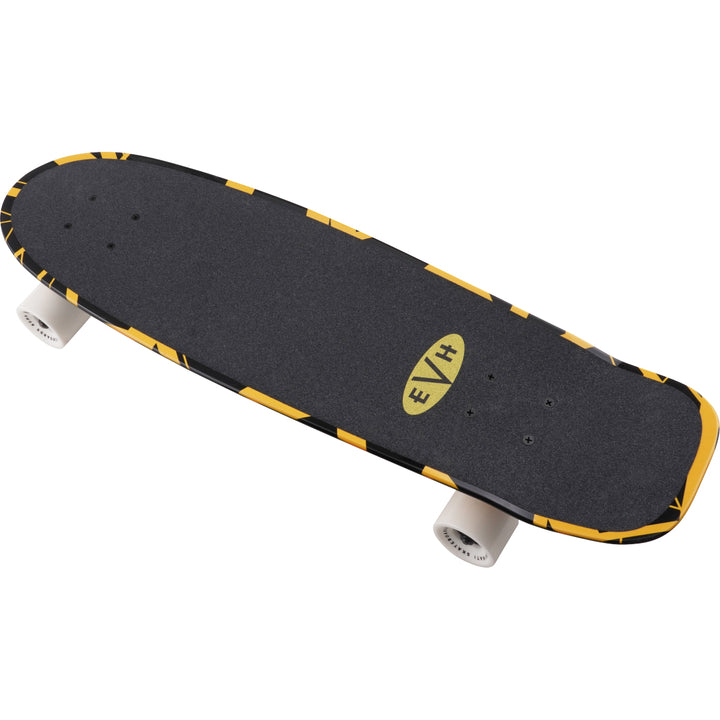 EVH Skateboard - Black w/ Yellow Stripes