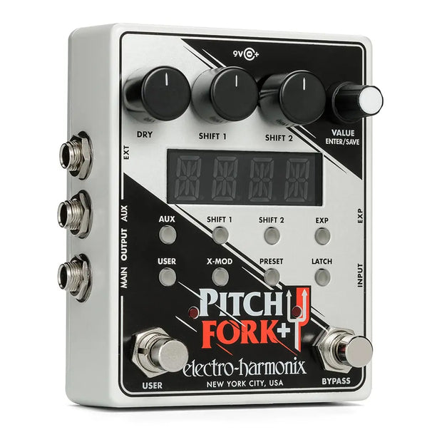 PITCH FORK PLUS Polyphonic Pitch Shifter / Harmonizer Guitar Pedal