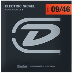 Dunlop DEN0946 Elec.Nickel Steel 9L/H6 6 string set 9-46