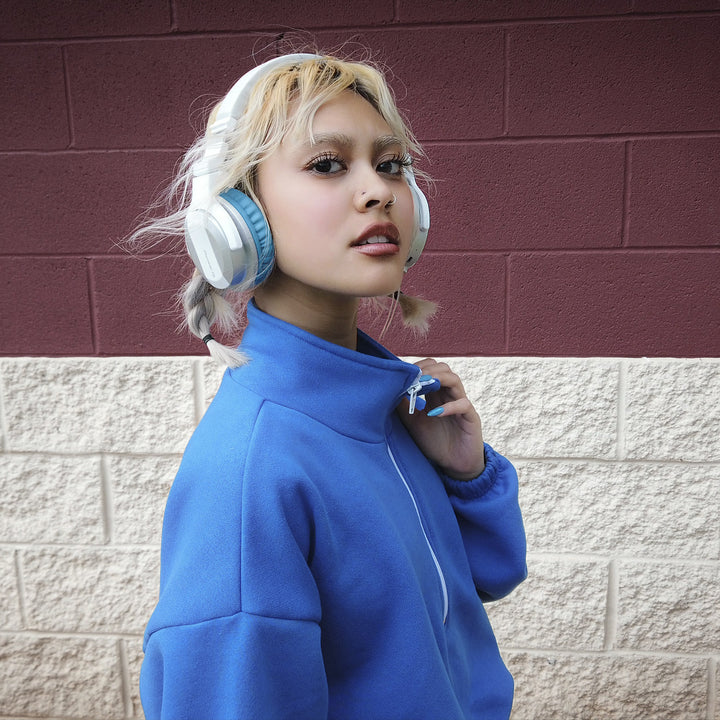 Pioneer DJ HC-CP08 Replacement Ear Pads & Cord for HDJ-CUE1 - Blue