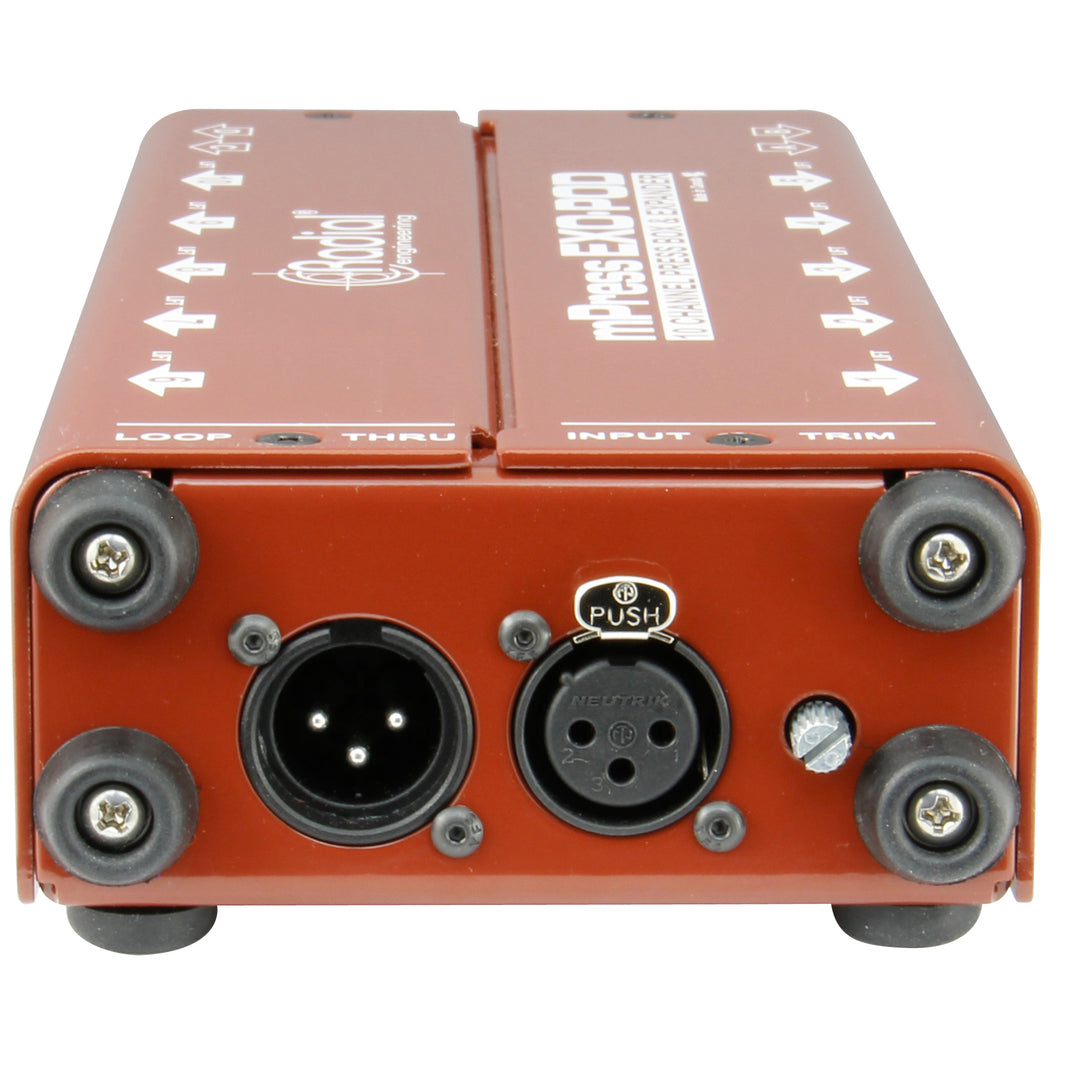Radial Exo-Pod Broadcast Splitter with XLR & 3.5mm Connections