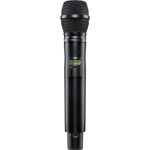 Shure AD2/VP68-G57 Digital Handheld Wireless Microphone Transmitter with VP68 Capsule 470 to 616 MHz