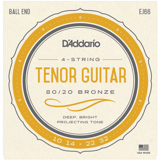 D'Addario EJ66 - SET TENOR GTR 80/20 BRONZE
