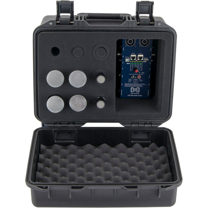 Odyssey MUMIC09 Vulcan Series Handheld Microphone Case with Storage for 9 Microphones