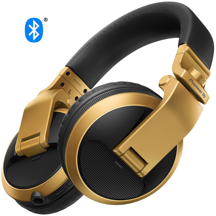Pioneer DJ HDJ-X5BT Over-Ear DJ Headphones w/ Bluetooth - Gold