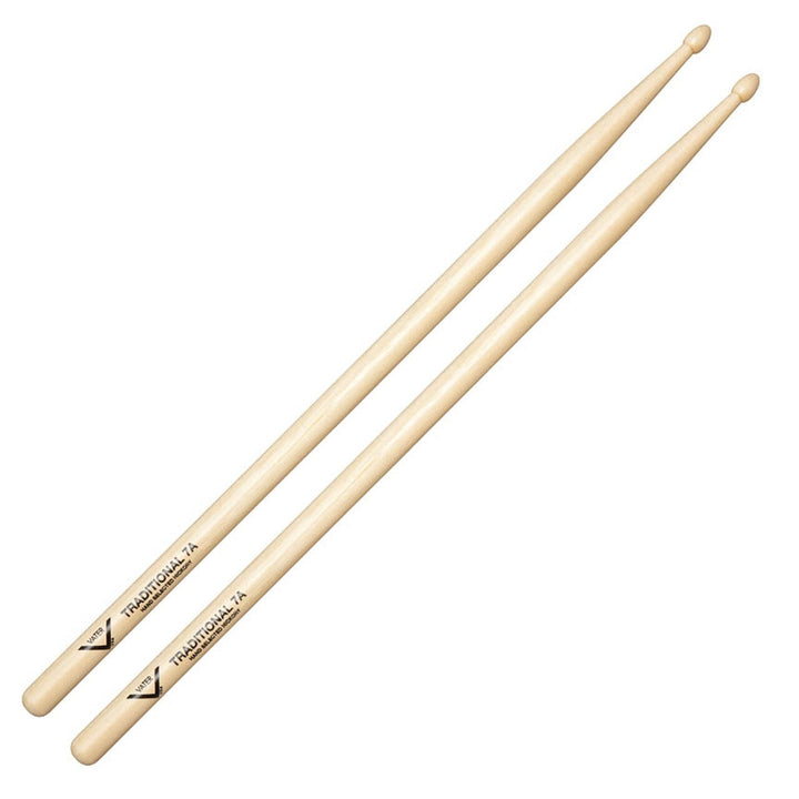 Vater VHT7AW - Vater American Hickory Traditional 7A Wood Tip Drumsticks