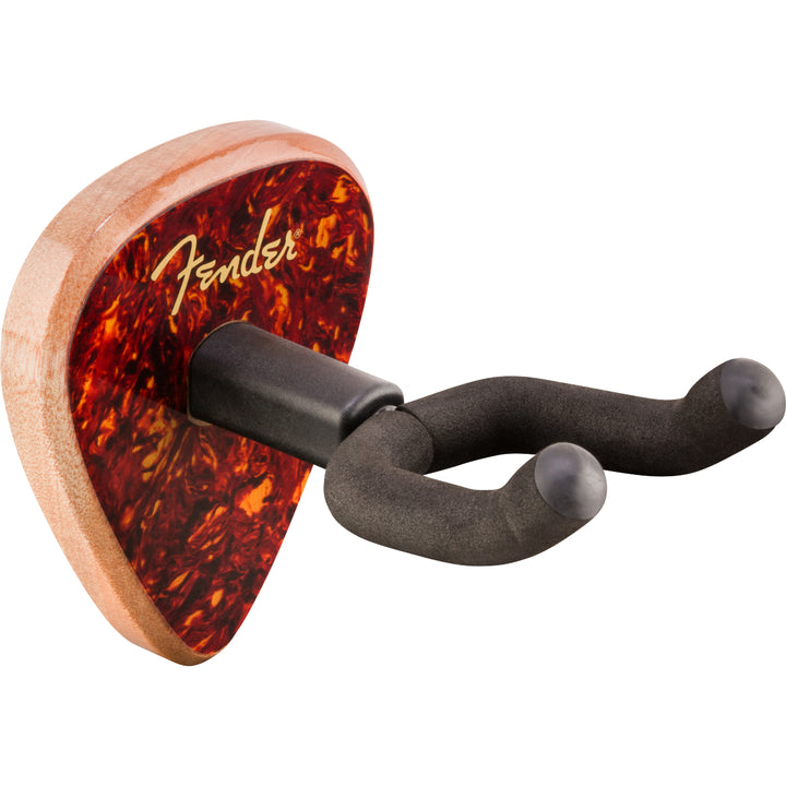 Fender Guitar Wall Hanger 351 Pick Shape - Tortoiseshell Mahogany