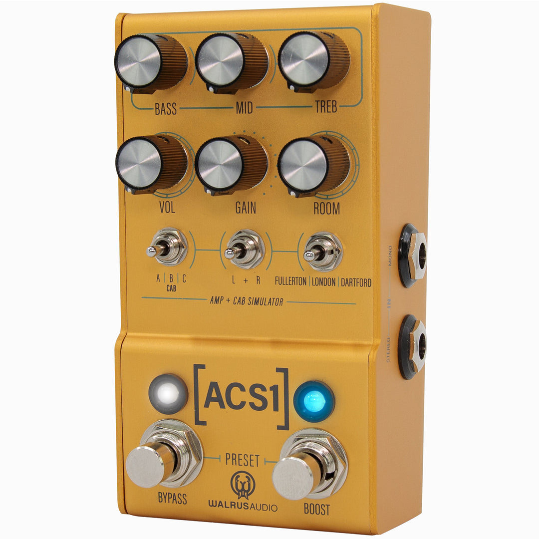 Walrus Audio MAKO Series: ACS1 Amp + Cab Simulator Effect Pedal
