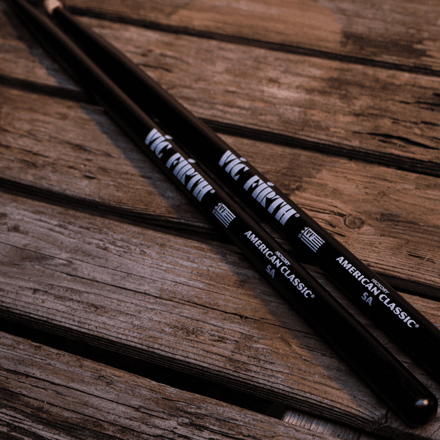 Vic Firth 5AB American Classic 5A Black Drumsticks