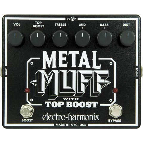 Electro-Harmonix METAL MUFF Distortion with Top Boost Pedal