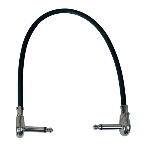 On-Stage PC512B Patch Cable w/ Pancake Connectors 1‚Äô Black