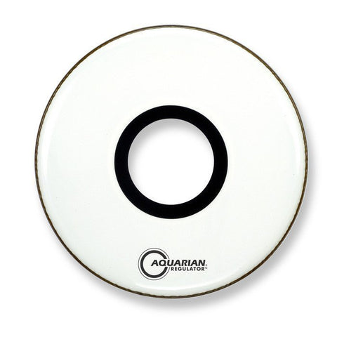 Aquarian RPT20WH - 20'' FRONT LG HOLE W/RING WHITE20''DRUMHEAD