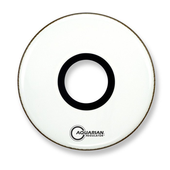 Aquarian RPT22WH - 22'' FRONT LG HOLE W/RING WHITE22''DRUMHEAD