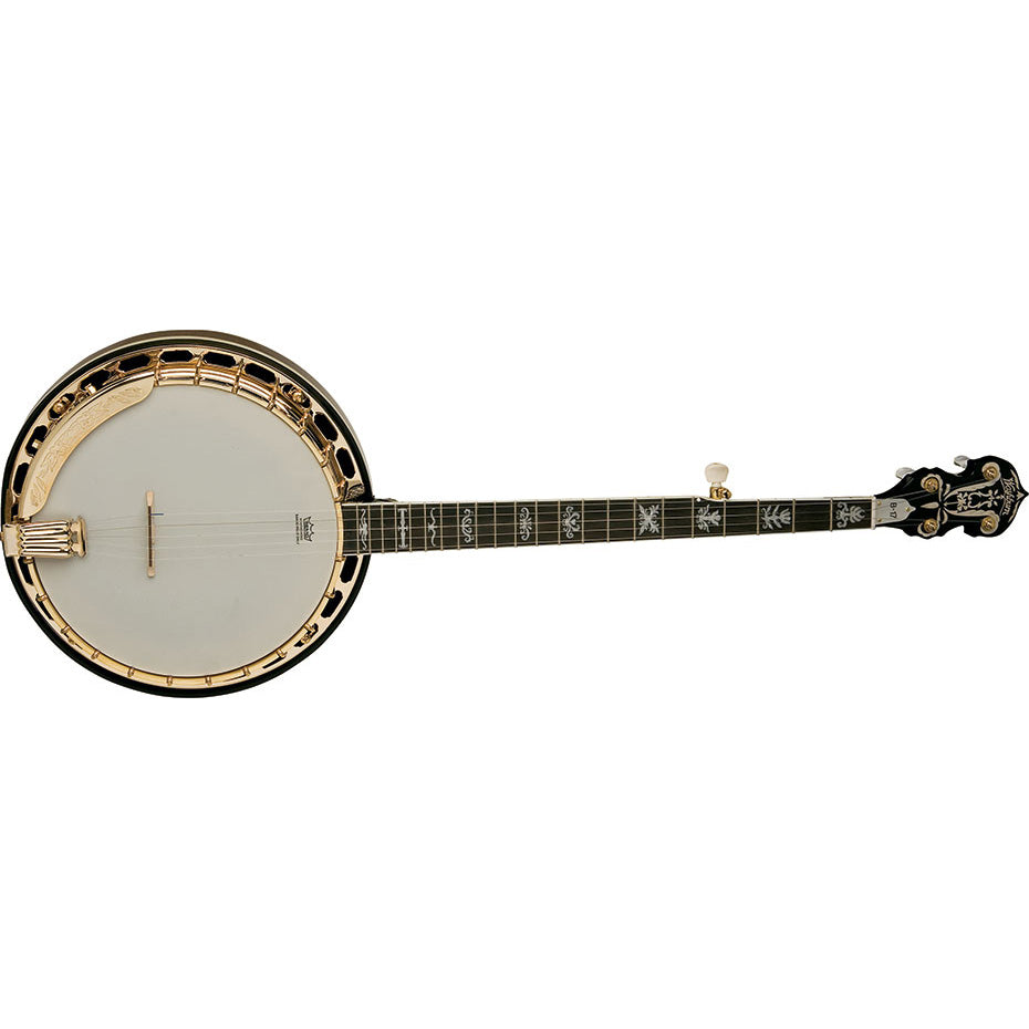 Washburn B17K-D Banjo 5 String w/Case,Remo Top, Mahogany Body, Maple Resonator and Rim