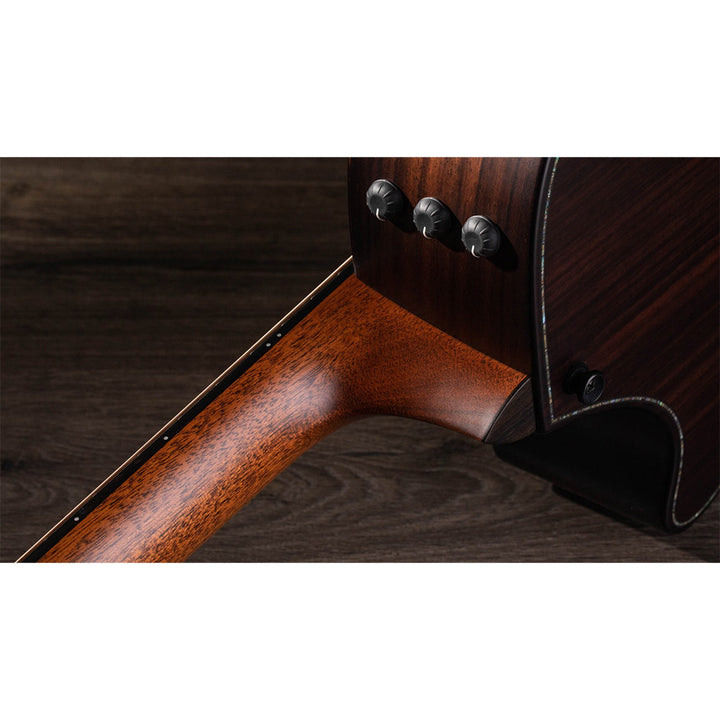 Taylor Guitars Builder's Edition 912ce WHB, Indian Rosewood Back and Sides, West African Crelicam Ebony Fretboard, Expression System ® 2 Electronics, Beveled Cutaway with Taylor Deluxe Hardshell Brown Case