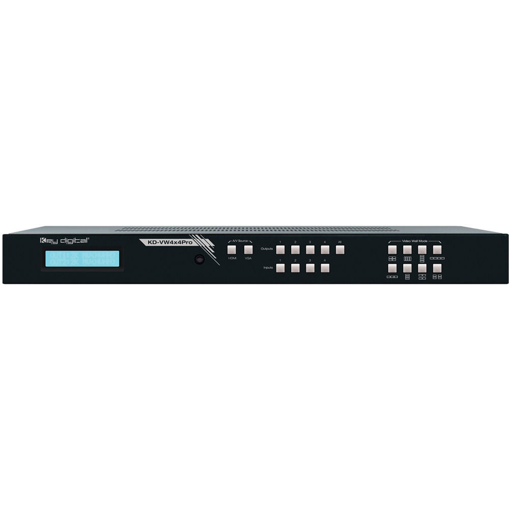 Key Digital KD-VW4x4Pro HDMI Video Wall Processor
