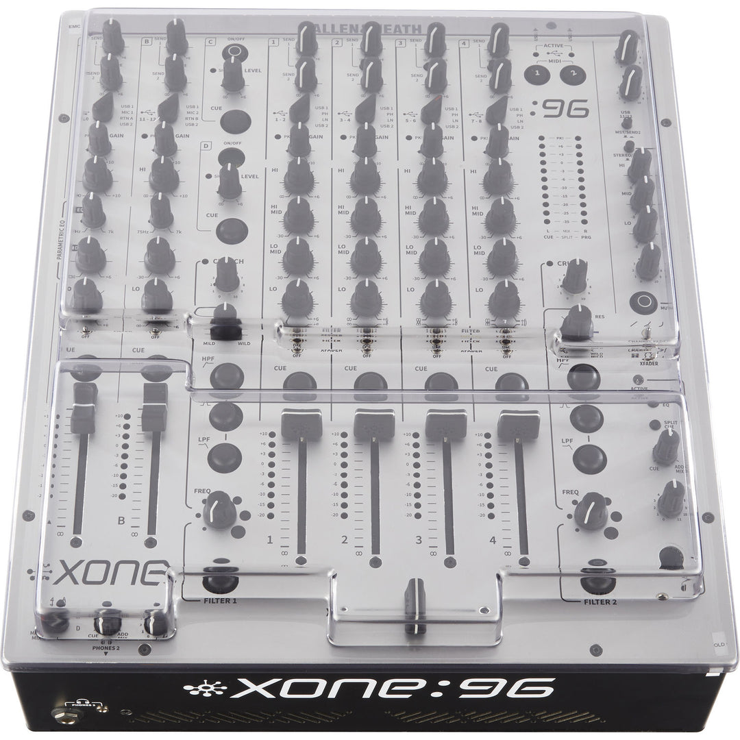 Decksaver Dust Cover for Allen & Heath Xone 96 DJ Mixer