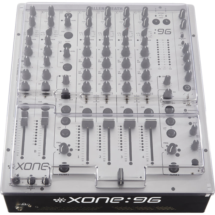 Decksaver Dust Cover for Allen & Heath Xone 96 DJ Mixer