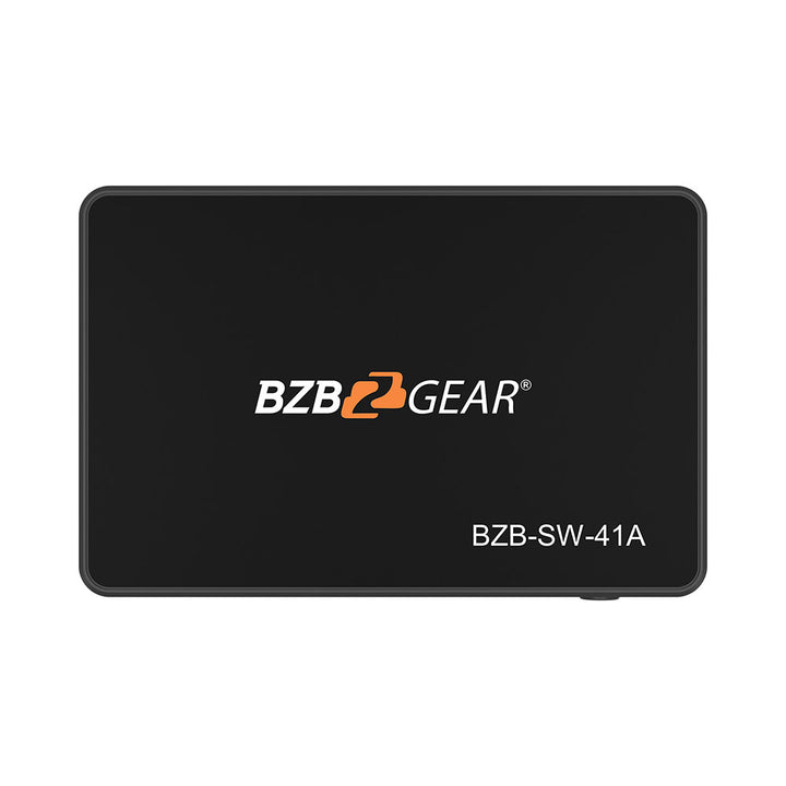 BZBGEAR - 4-Port 4K 18Gbps 60Hz HDMI 2.0 Switcher with IR Remote Control