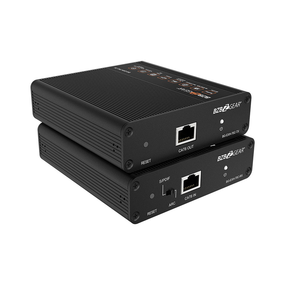 BZBGEAR - 4K 18Gbps HDMI Extender with Bi-directional IR and Zero Latency up to 70m