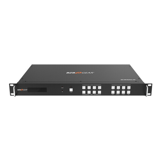 BZBGEAR 4X4 4K 18Gbps UHD HDMI Video Wall Processor & Seamless Matrix Switcher with Scaler/IR/Audio/IP and RS-232