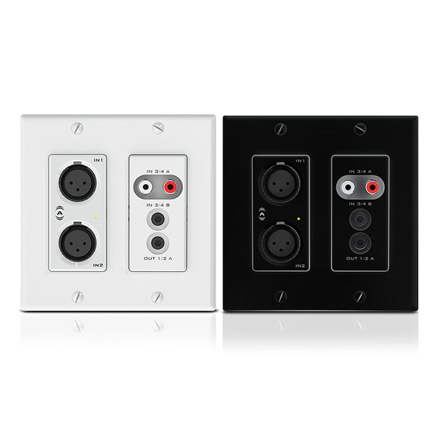 Attero Tech by QSC unD6IO Dante Networked Audio Wall Plate