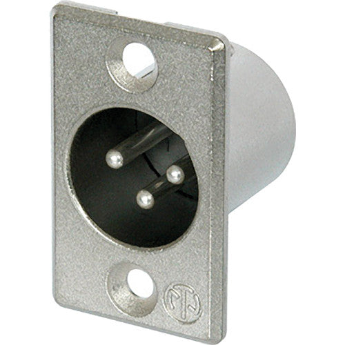 Neutrik NC3MP - 3 Pin Nickel Chassis XLRM -P Size