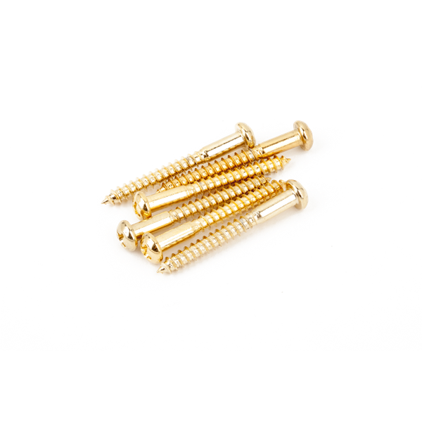 Fender Vintage-Style Strat Bridge Mounting Screws - Gold