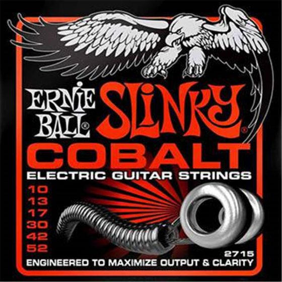 Ernie Ball 2715EB COBALT SKIN TOP HEAVY BOT 10-52