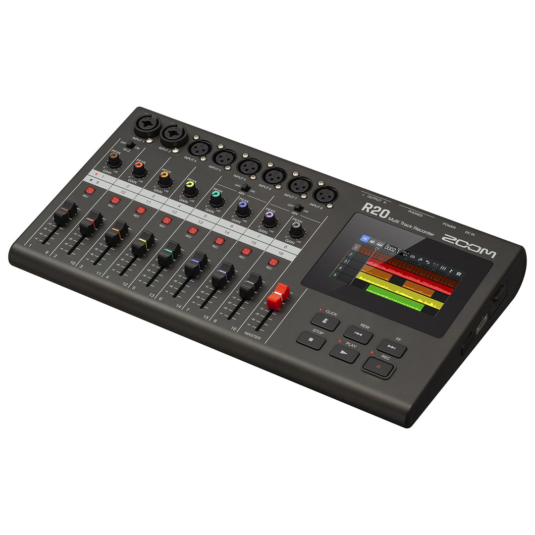 Zoom R20 Multi Track Recorder Interface Controller Sampler