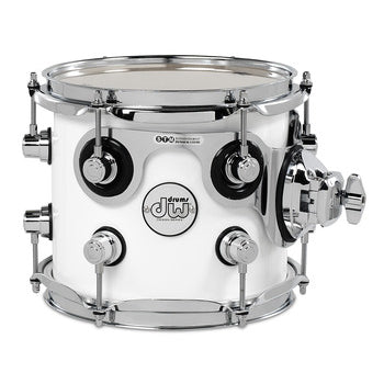 DW Design Series Rack Tom 7x8 Gloss Lacquer - Gloss White